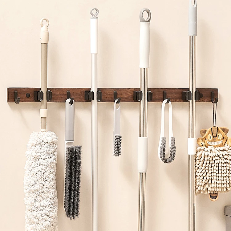 cmeo拖把壁挂夹挂钩免打孔强力粘胶卫生间浴室多功能墙面固定挂架