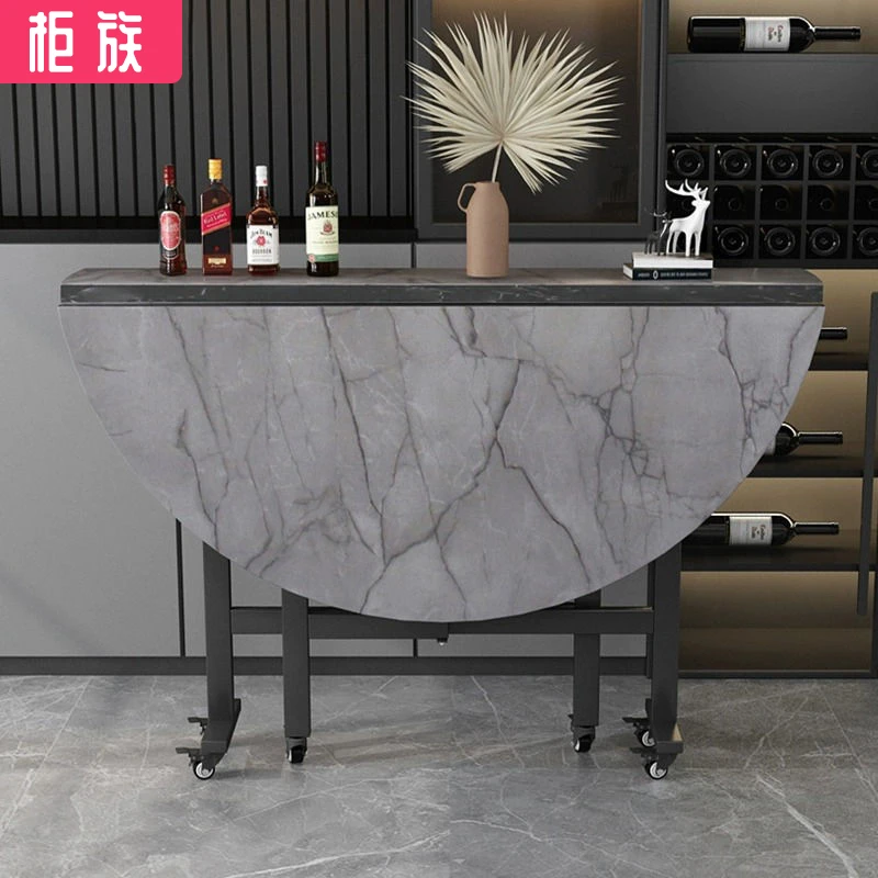 云沐语简易餐桌家用可折叠餐桌简约折叠桌子折叠小饭桌吃饭折叠桌