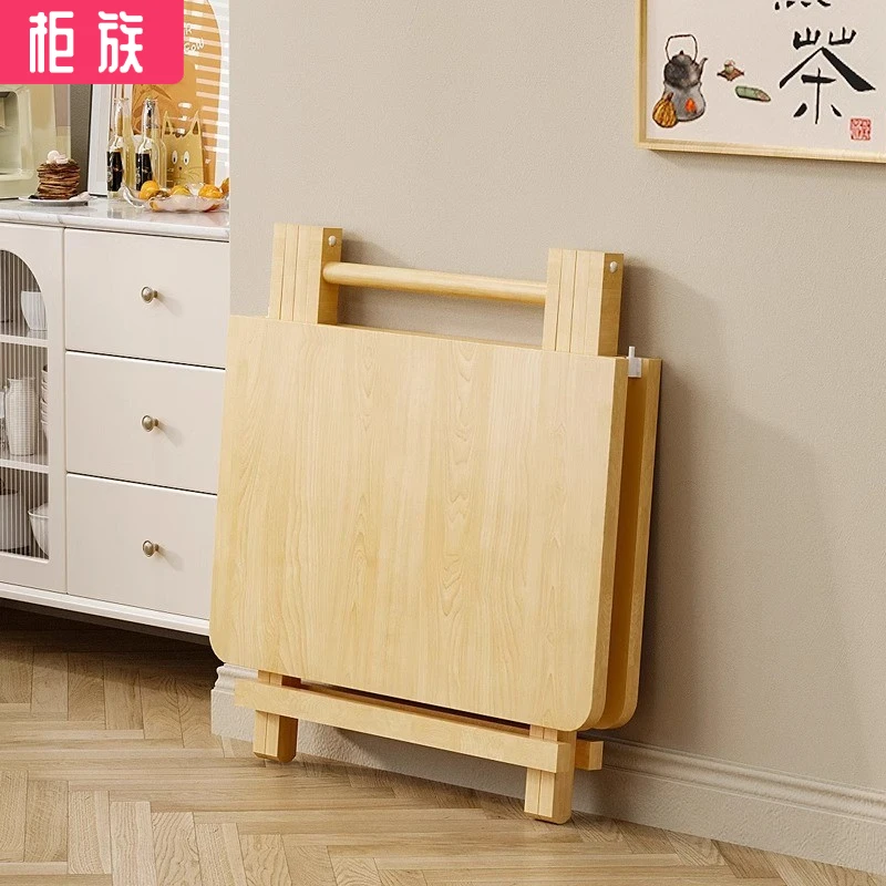 折叠桌子简易家用折叠餐桌方桌可折叠便携书桌桌面饭桌摆摊折叠桌