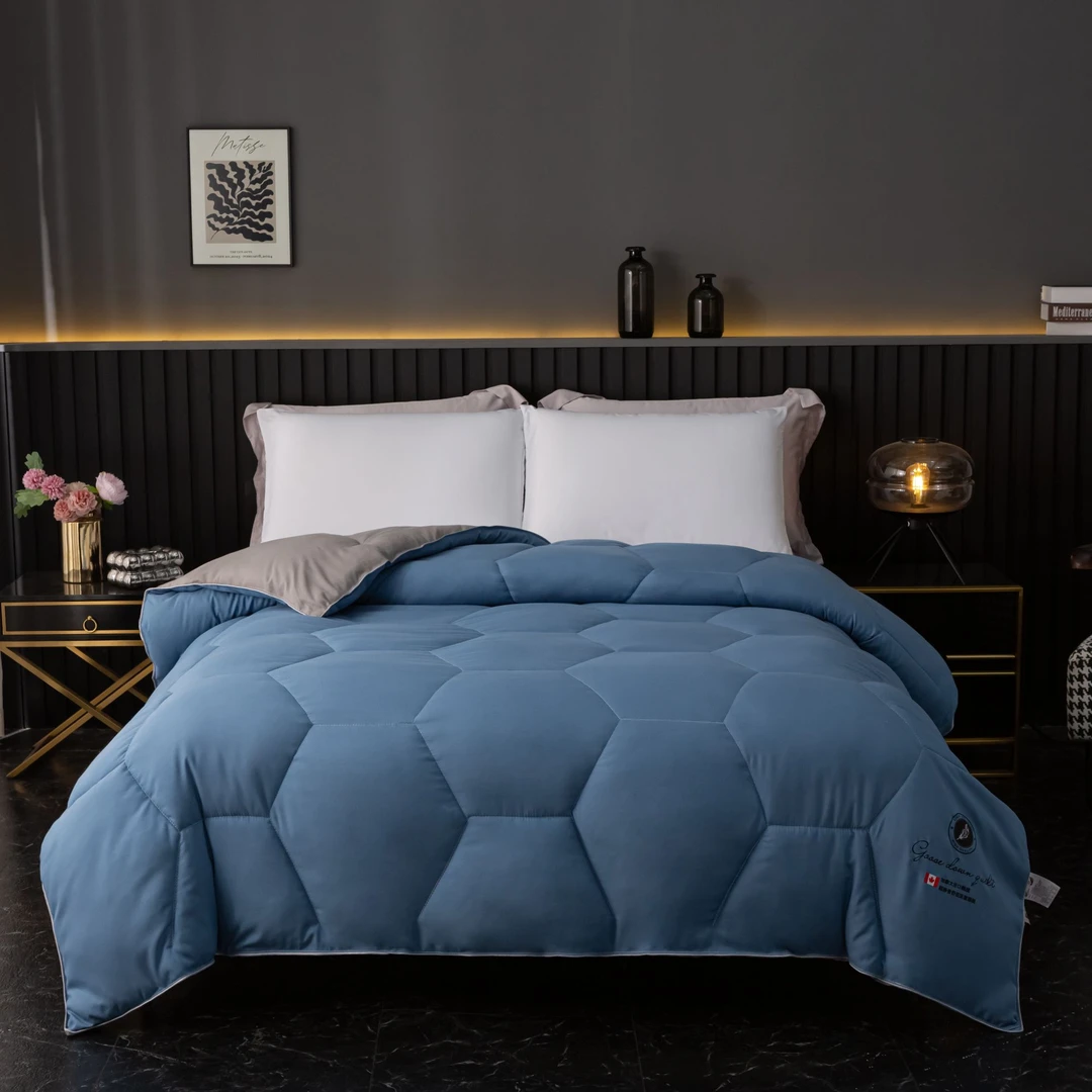 2024加拿大太空舱小蓝鹅绒被 约5斤左右