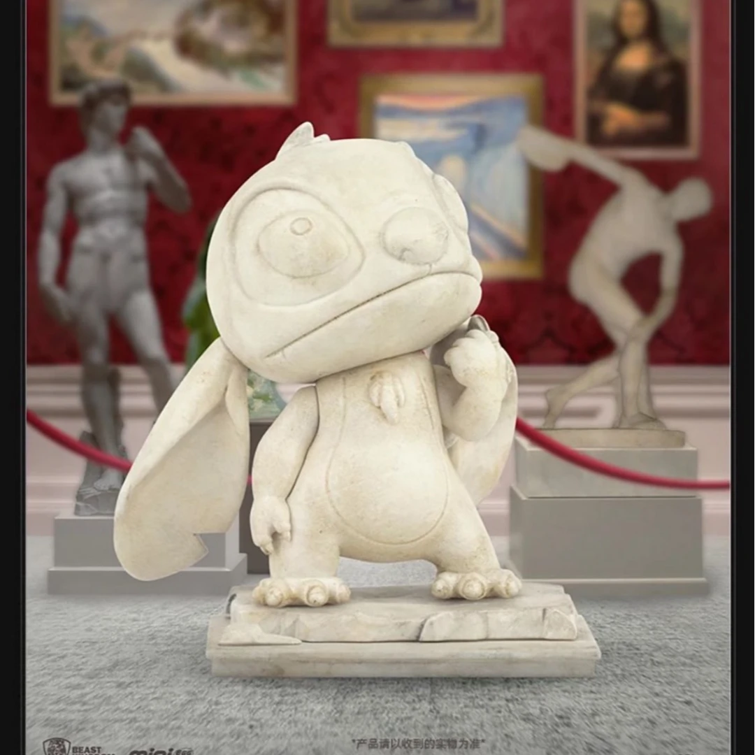 【史迪奇】野兽王国史迪奇美术馆世界名作系列桌面手办摆件盲盒类