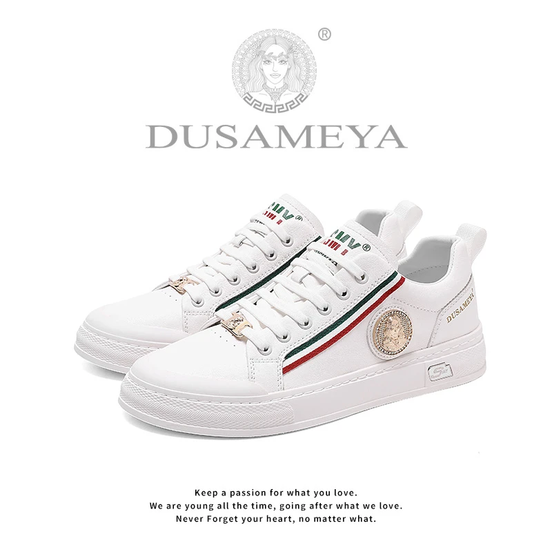 DUSAMEYA/杜莎米娅奢品男鞋新款轻奢高端潮鞋百搭男士板鞋6675