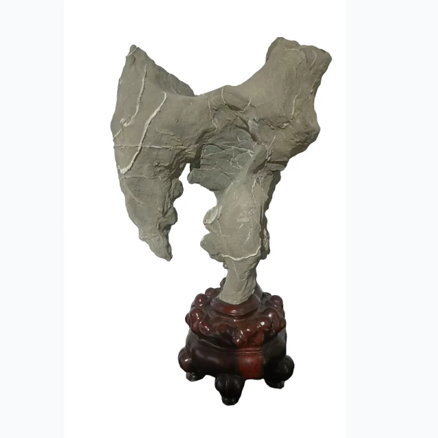 灵璧石精美石头摆件花盆假山石创意天然摆设（一物一拍下单需备注）