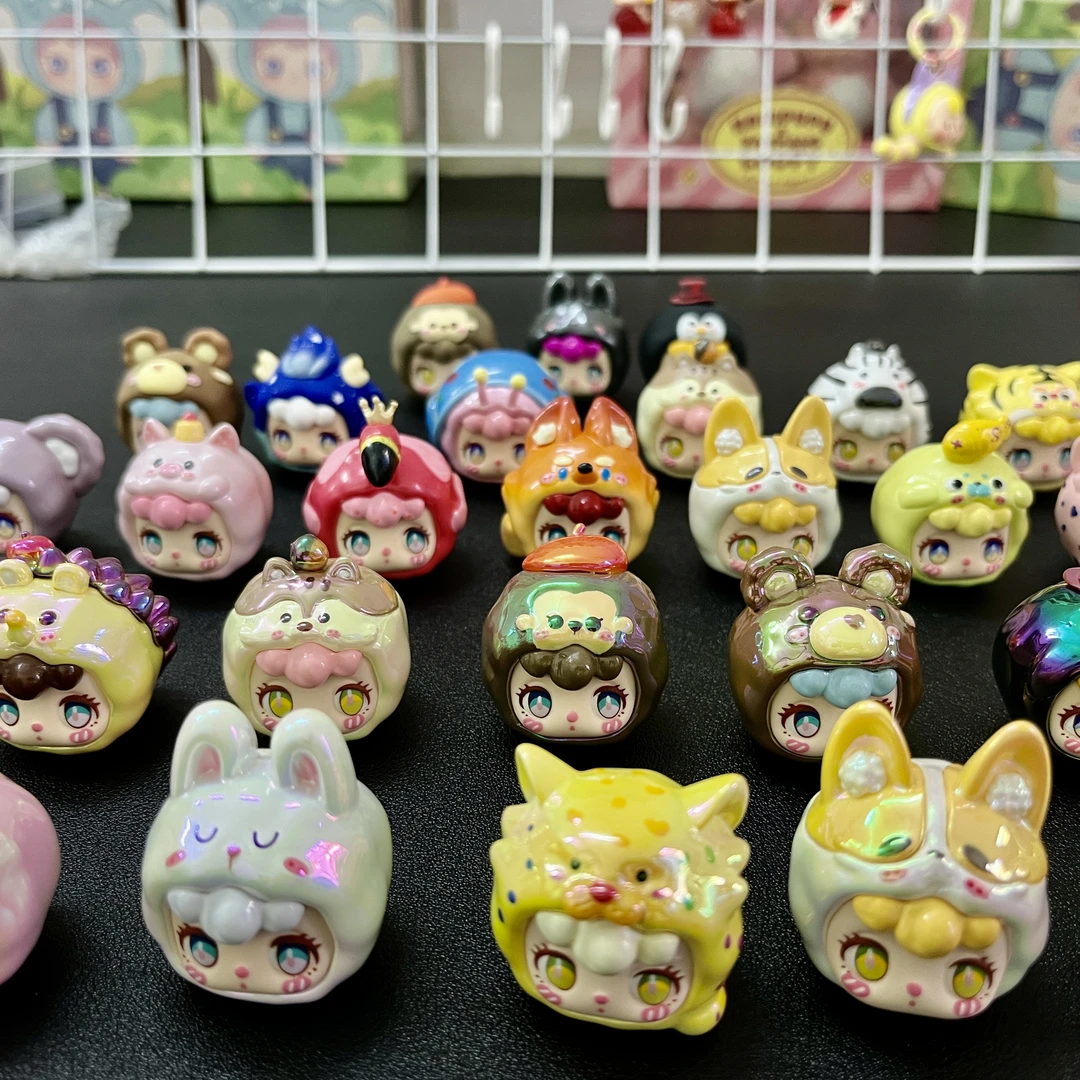 正版莉拉点点动物园萌粒盲盒手办可爱潮玩手办