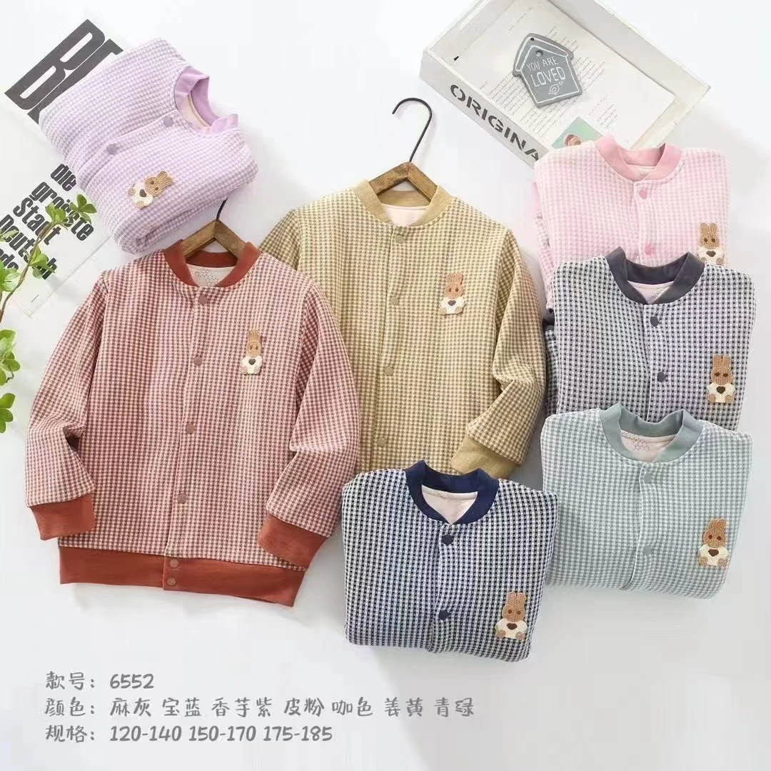 衣狂家---新款冬季校服神器内胆棉衣加厚格子保暖