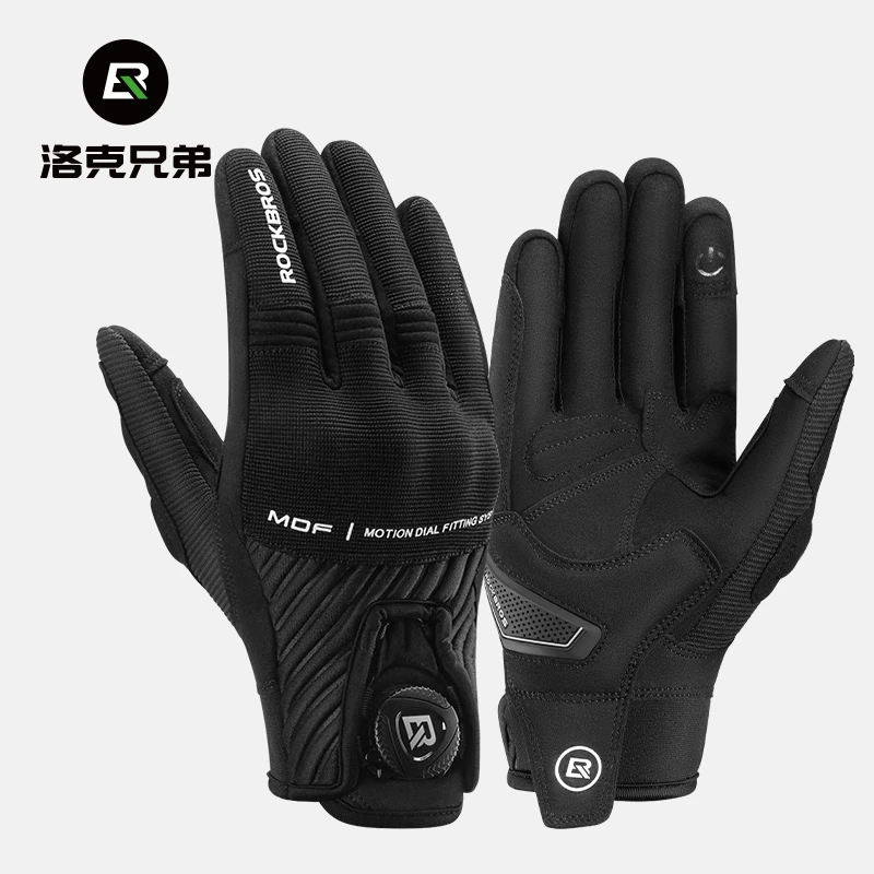 洛克兄弟摩托车骑行手套春夏季透气防摔男女赛车骑士装备机车手套