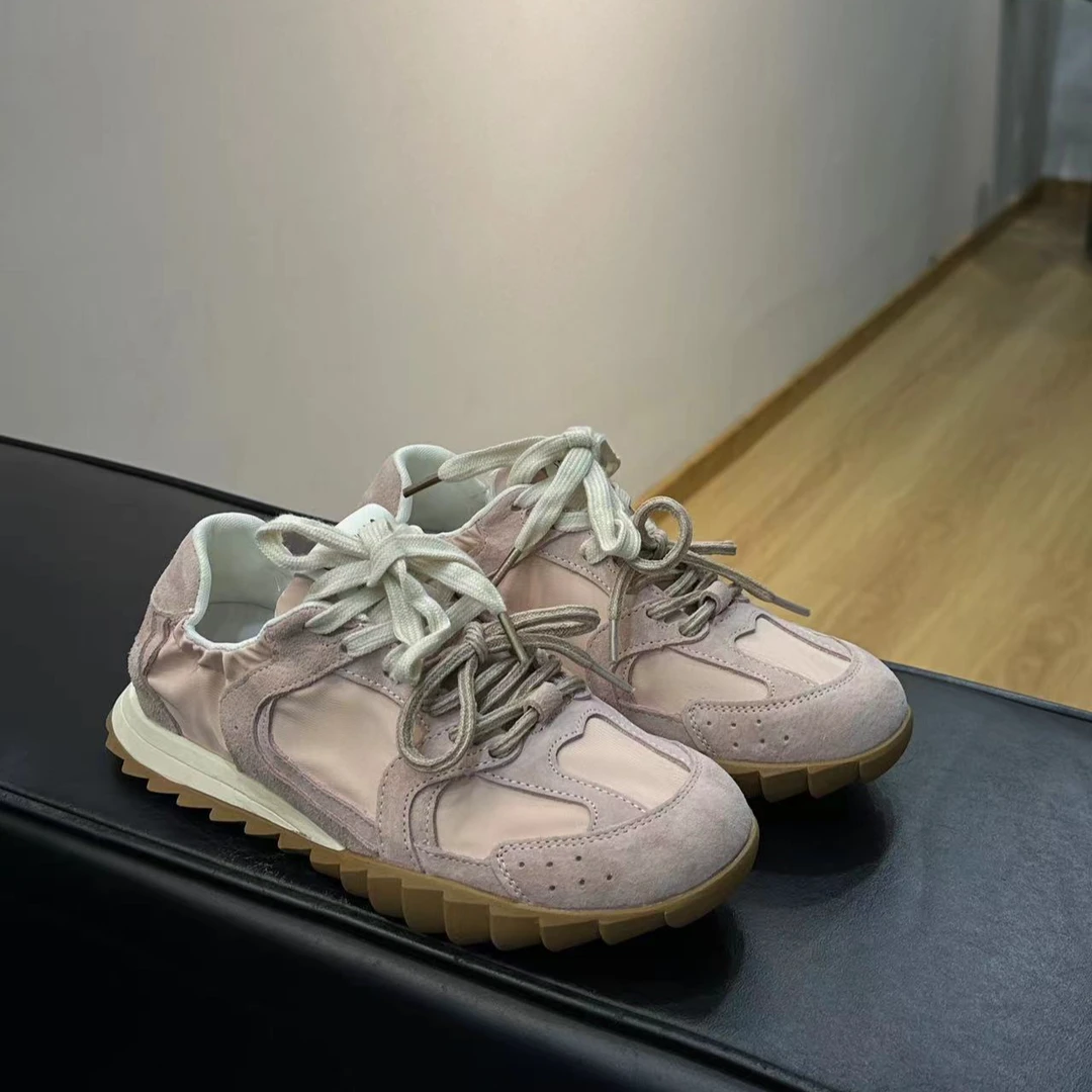 芭蕾德训鞋女透气新款休闲阿甘小白鞋9235