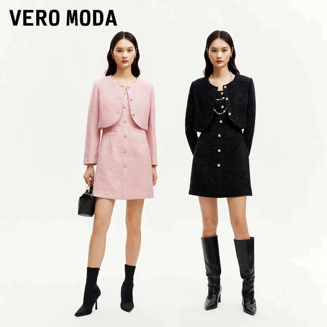 Vero Moda夹克2025新款精致小香风正肩显瘦外套324317003
