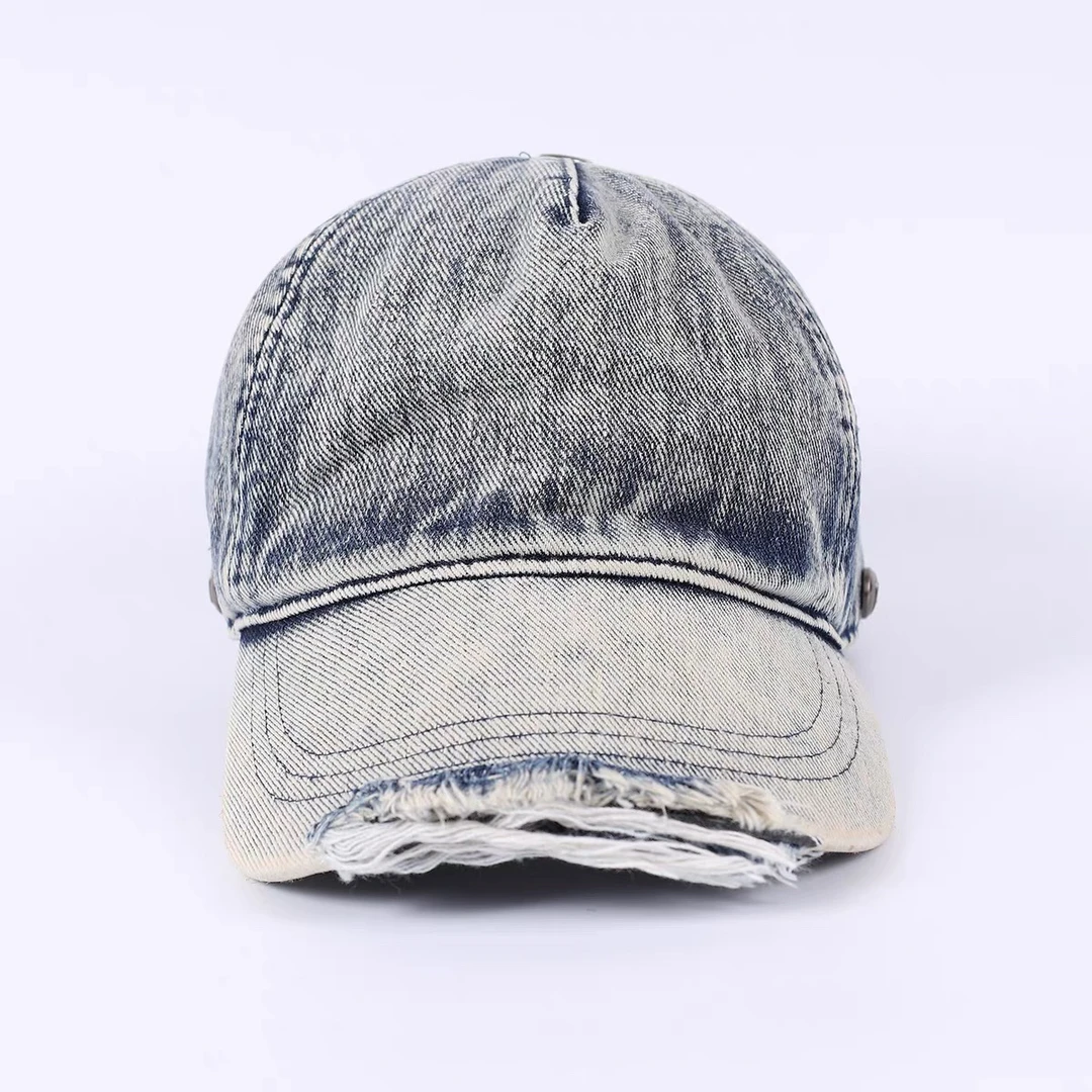 ZOZOKILLA-水洗破坏牛仔鸭舌帽
