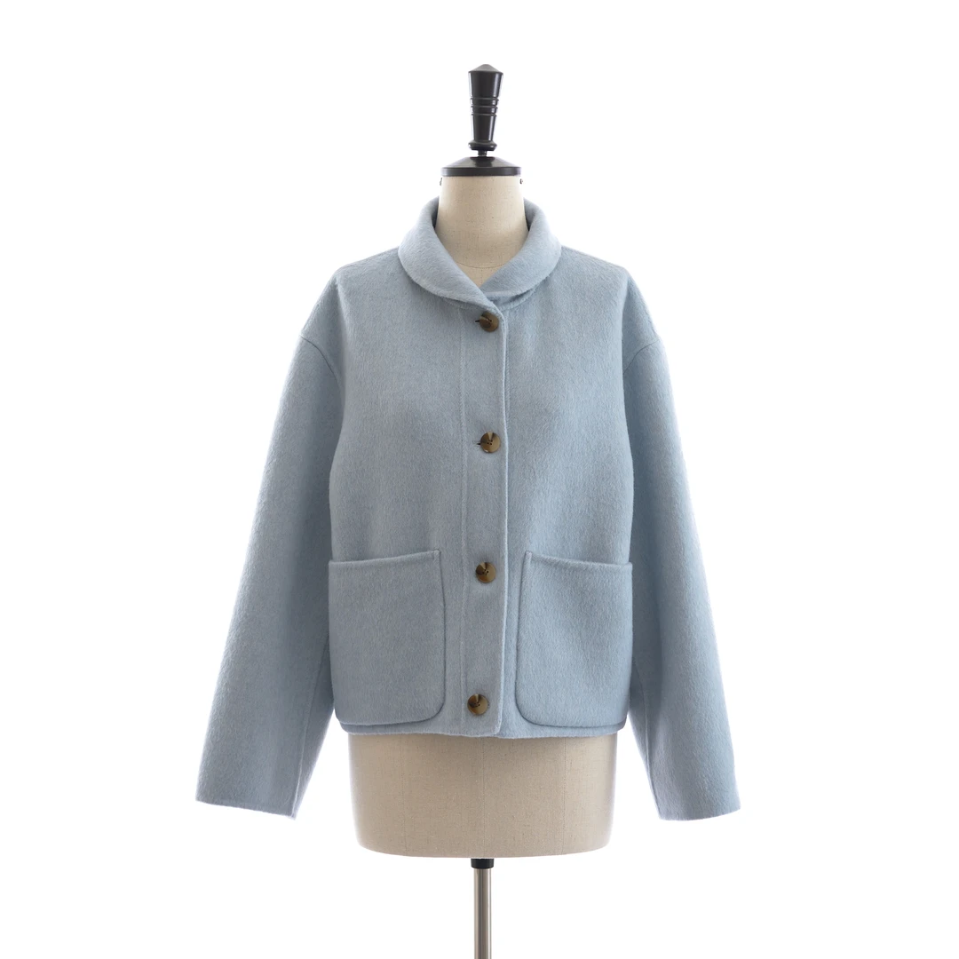 w24167   毛呢外套