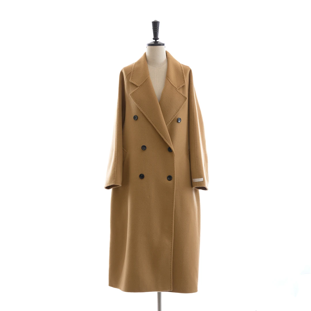 3姐【801山洋绒高端两色高奢级琎口长款大衣】1024w24178