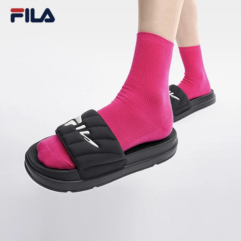 Fila/斐乐情侣款【漂流船沙滩拖鞋】春夏百搭防滑厚底软底外穿凉拖