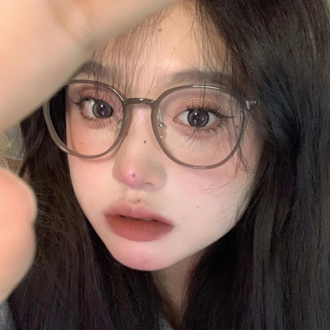 【Heather】01247韩国素颜心机眼镜女可配高度数超轻潮流时尚网红