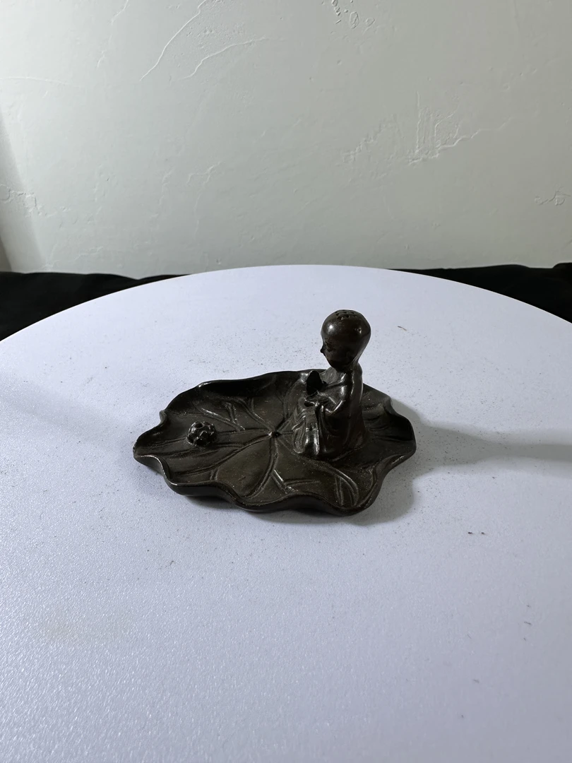 诚信经营 小和尚线香插