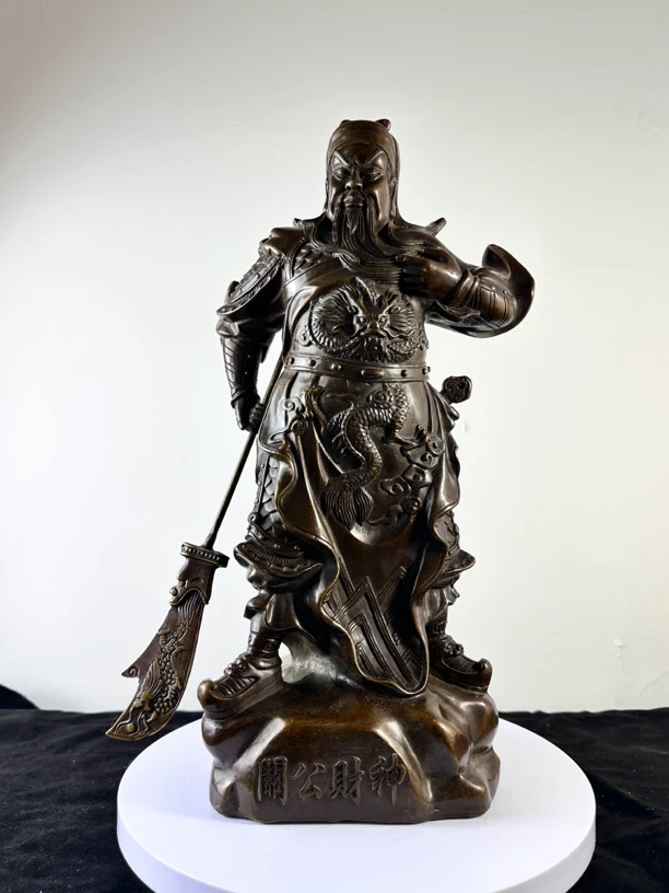 诚信经营 大关公摆件