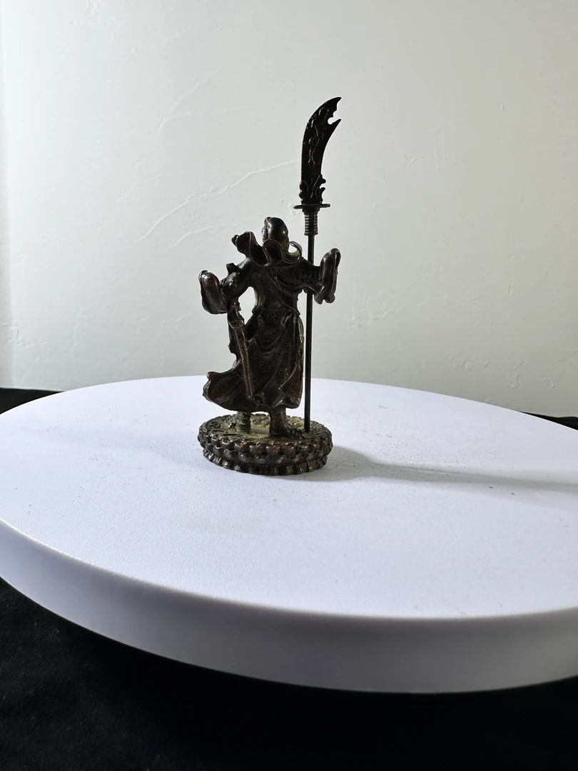 诚信经营 小关公摆件