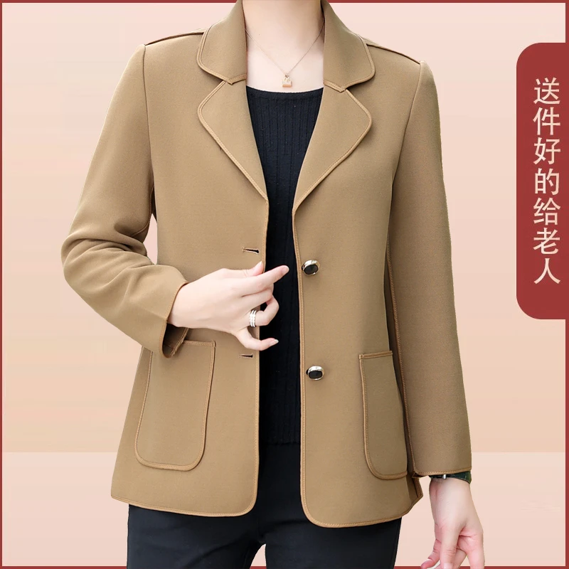 妈妈装春装外套50-60岁中老年女装洋气中老年妈妈装春秋款上衣