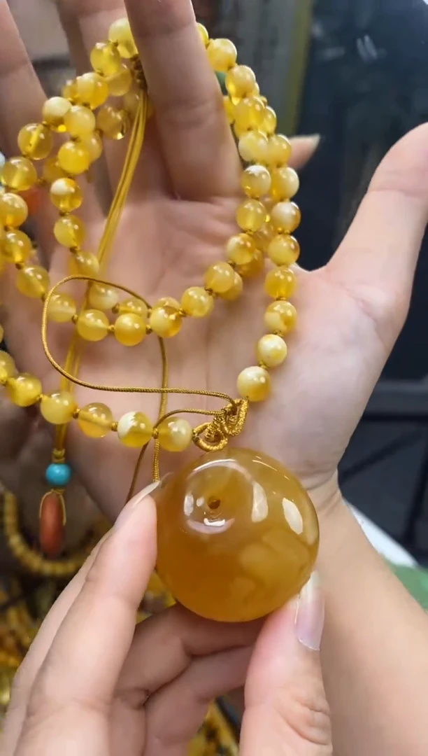 【闪购商品】蜜蜡裸石未镶嵌蜜蜡吊坠