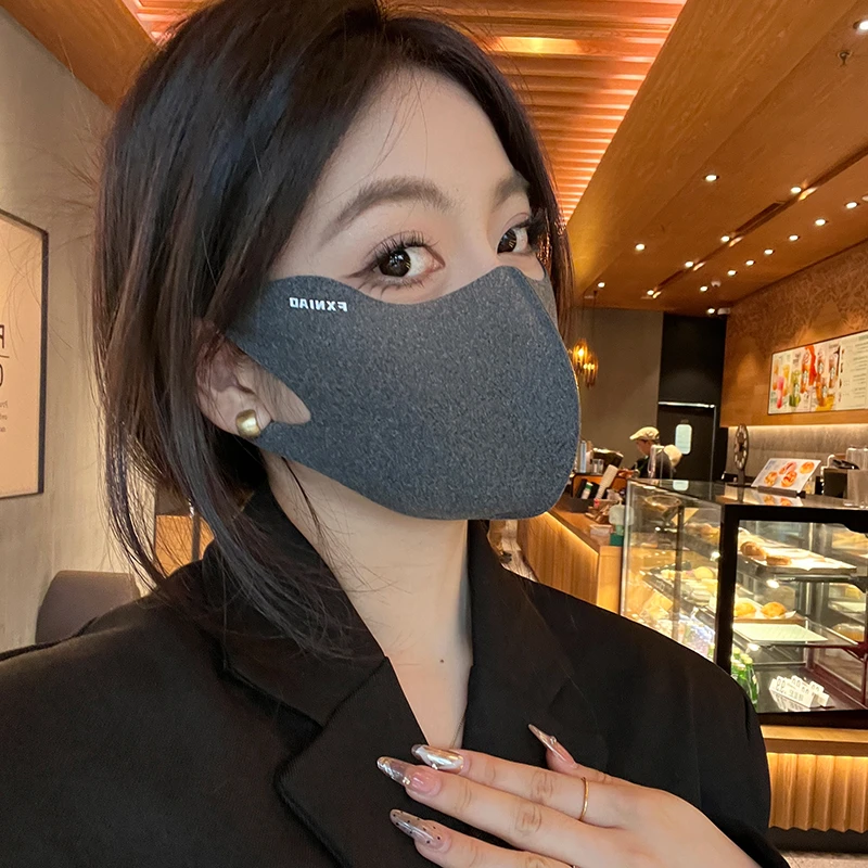 秋冬季新款护眼角口罩女显瘦立体透气防风高颜值防寒保暖面罩潮男
