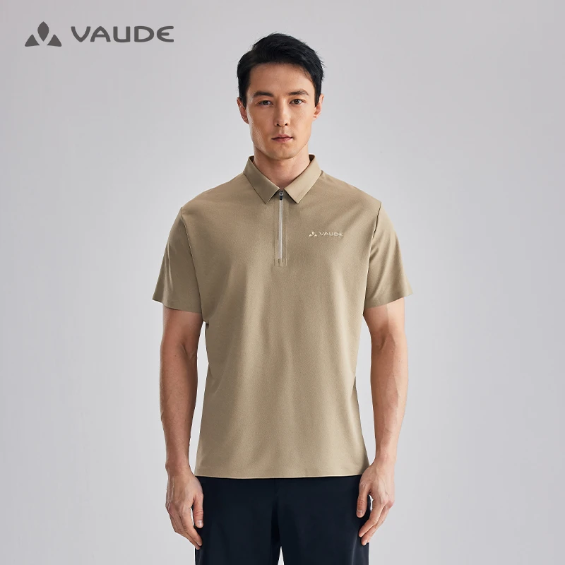 【银盐离子3A抑菌】VAUDE巍德户外商务男款通勤翻领polo衫VG2427111