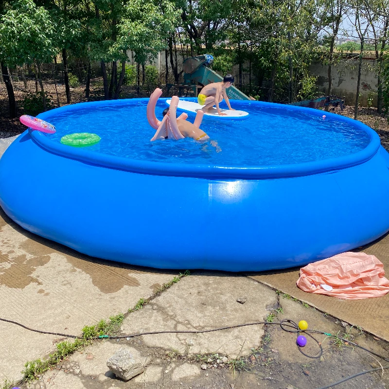 （小锁哥专属）6米无骨游泳池加厚圆形超大号大型家用游泳池戏水池