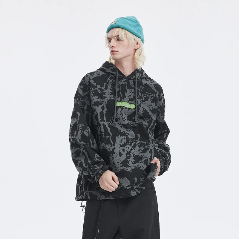 【INXX】Standby 潮牌冬新品套头连帽卫衣情侣刺绣上衣XMD4101554