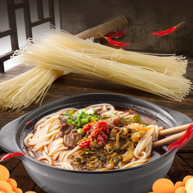 常德干米粉2斤/5斤 可做拌粉炒粉汤粉湖南特产速食米线 需要泡发