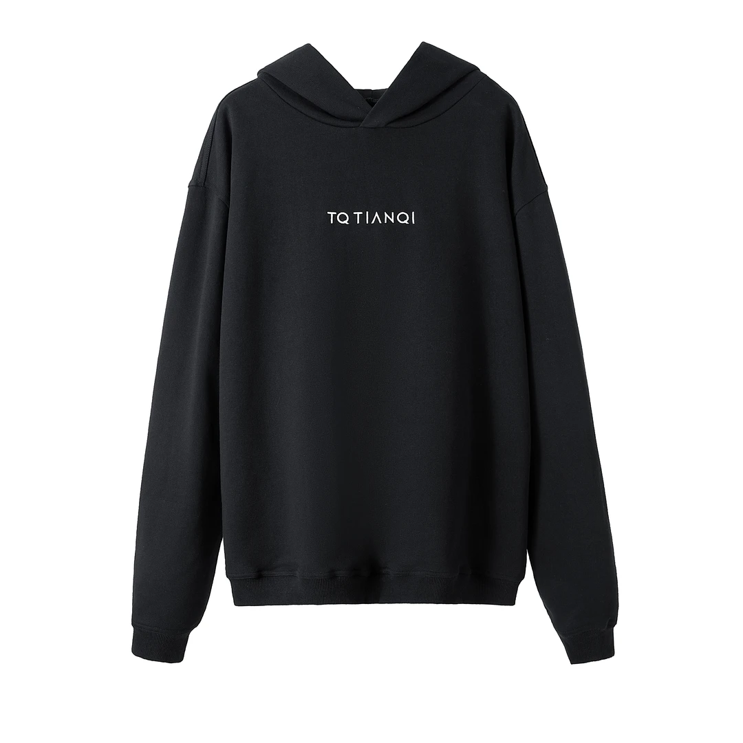 连帽百搭黑色长袖潮流秋冬春季宽松简约情侣