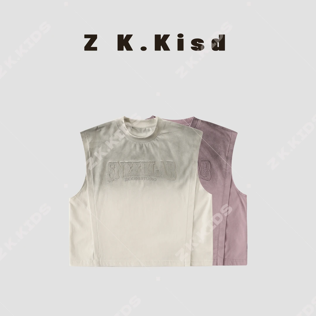 【Z＆K】夏季男童韩版重工高级质感透气运动T恤Zk-121501-121502