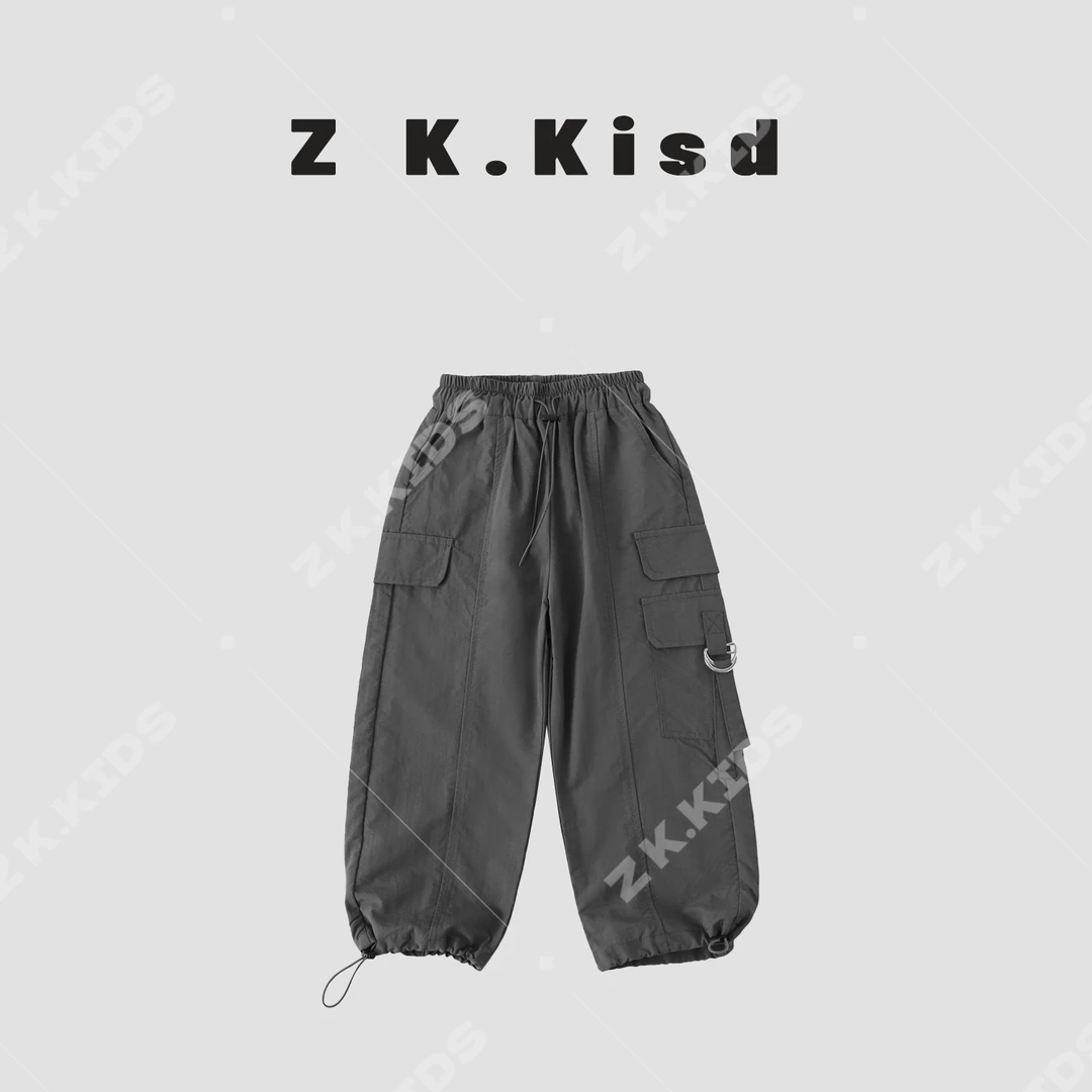 【Z＆K】夏款男童韩版时尚休闲百搭潮流亲子工装休闲裤1 Zk-6221078