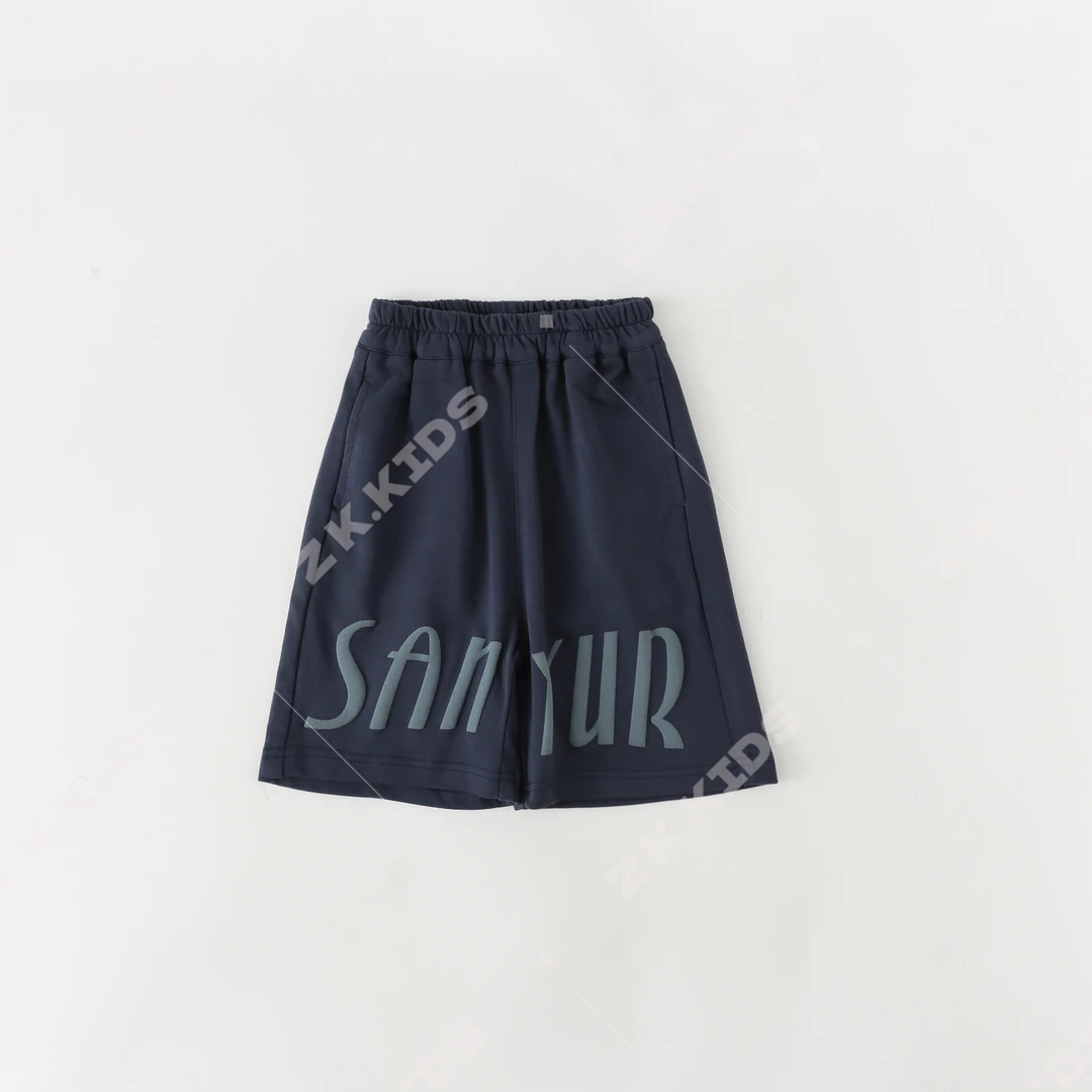 【Z&K】夏季新款休闲裤品牌男童潮流百搭中裤休闲裤zk-623517