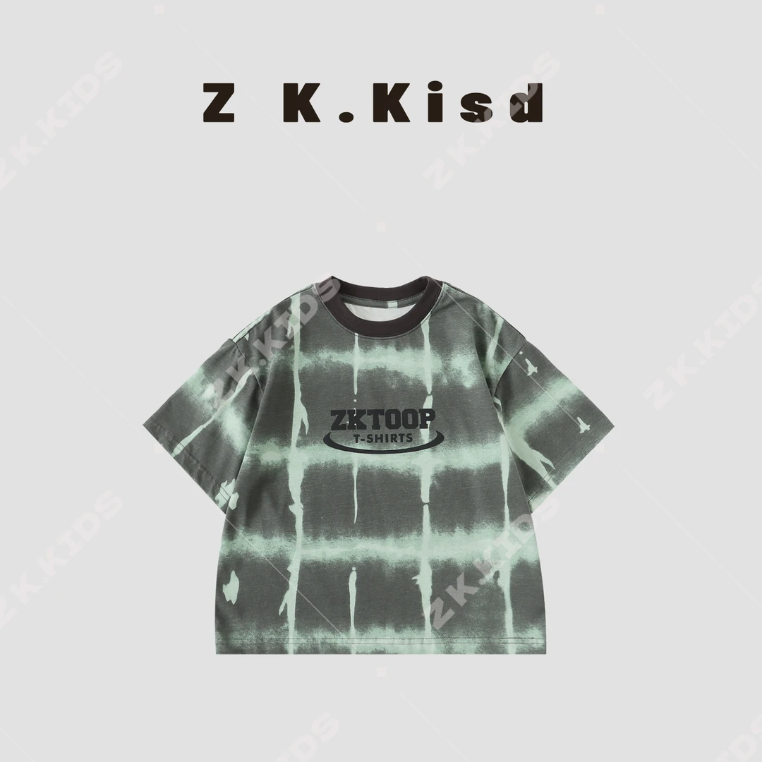 【Z＆K】夏季男童韩版重工高级质感透气吸汗运动T恤Zk-121969