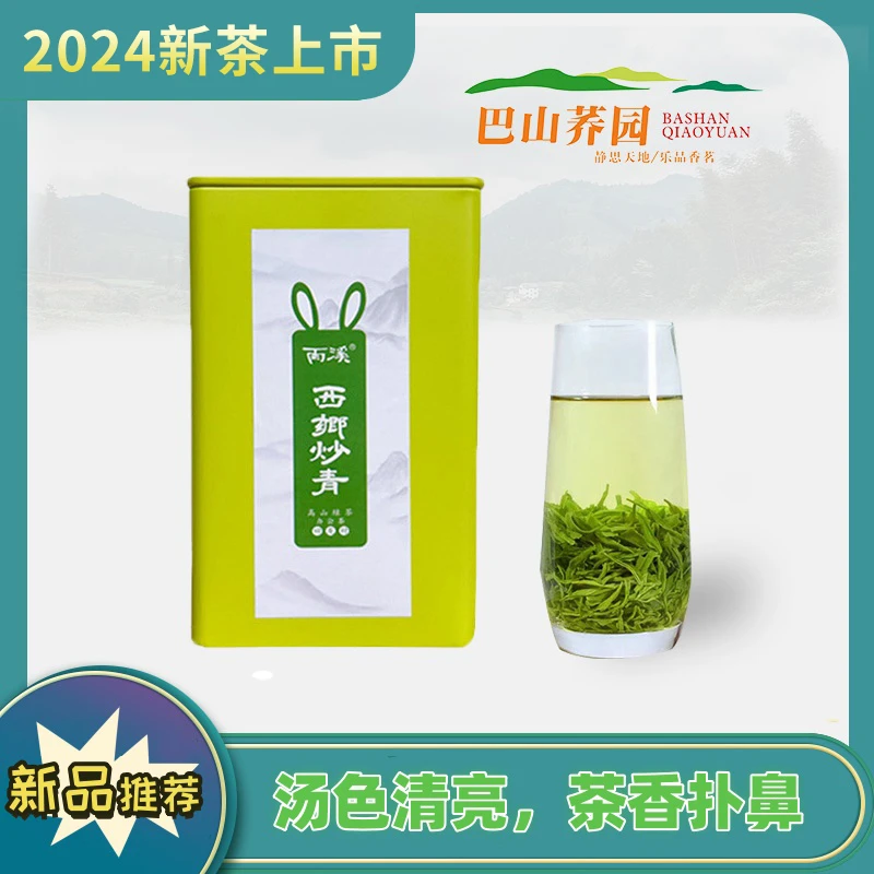 2024年春茶雨溪西乡高山绿茶高山茶园韵味香醇特级炒青特产好茶