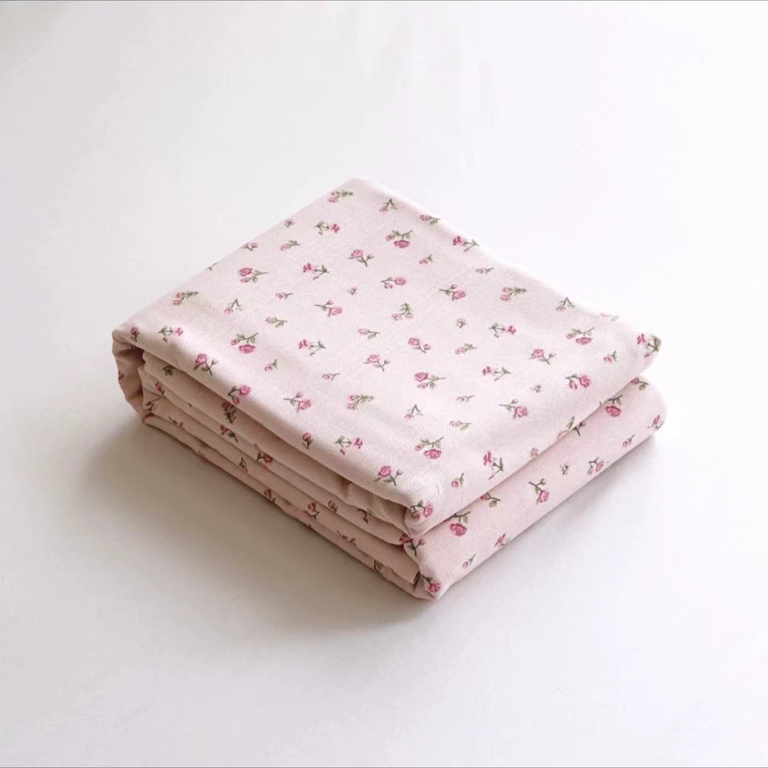 【北奈かわ会社】双层纱细沙云锦棉加大被套150*210 玫瑰花园