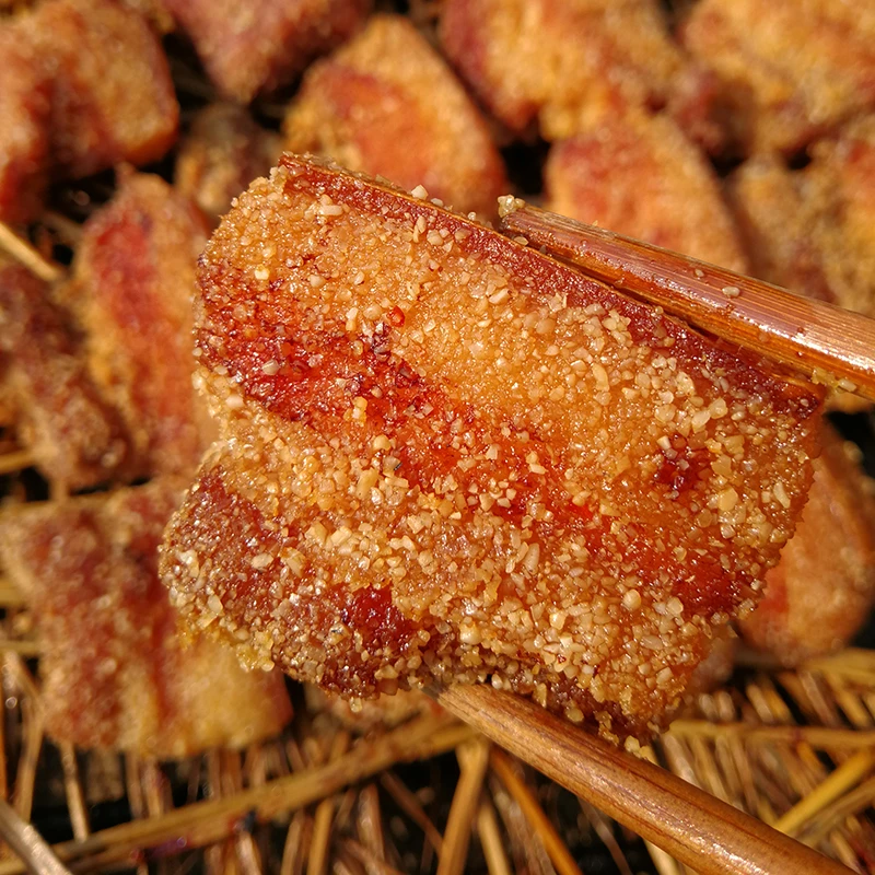耒阳米粉肉 粉蒸夫子菜 湖南耒阳特产农家扎粉肉