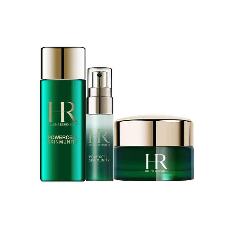 HR/赫莲娜绿宝瓶系列护肤套组（新肌水30ml+面霜15ml+乳液8ml）