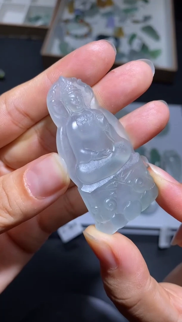 【闪购商品】定制翡翠未镶嵌翡翠56-29-5.4mm