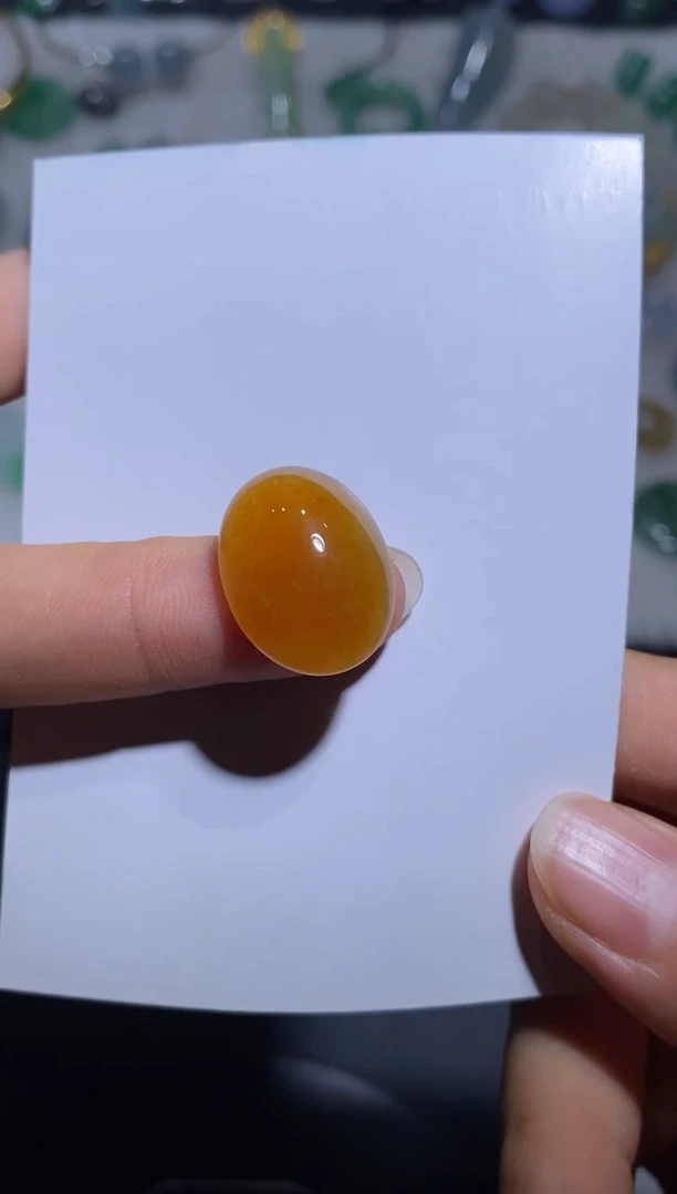 【闪购商品】翡翠颈饰未镶嵌翡翠20-15-7.3mm