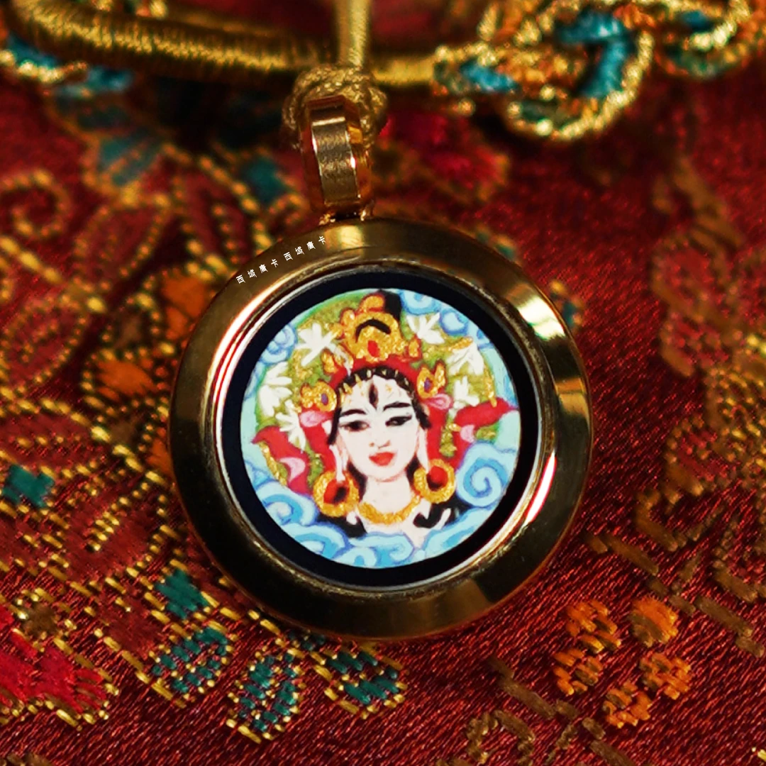 「白度」民族风彩绘文化 矿料艺术藏式民族风手绳