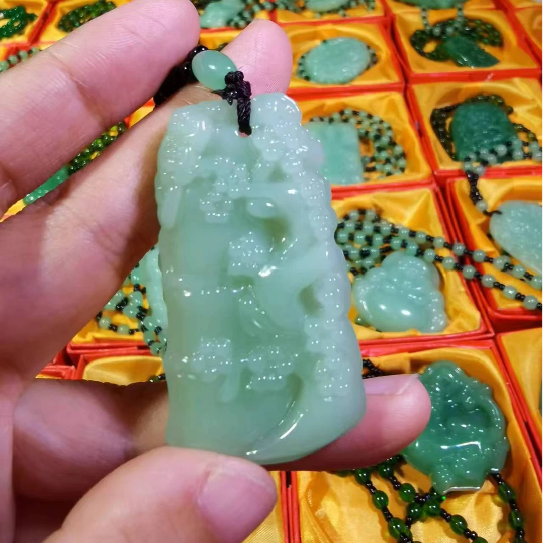 3粉丝福利浅色竹节吊坠百搭款