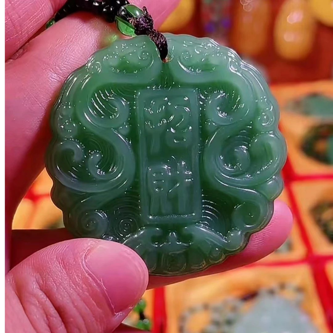 25粉丝福利深色双面【zhao财平安扣】时尚百搭