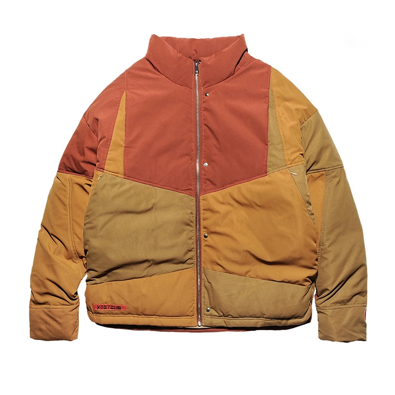 LNBR加厚潮流拼色休闲宽松保暖羽服