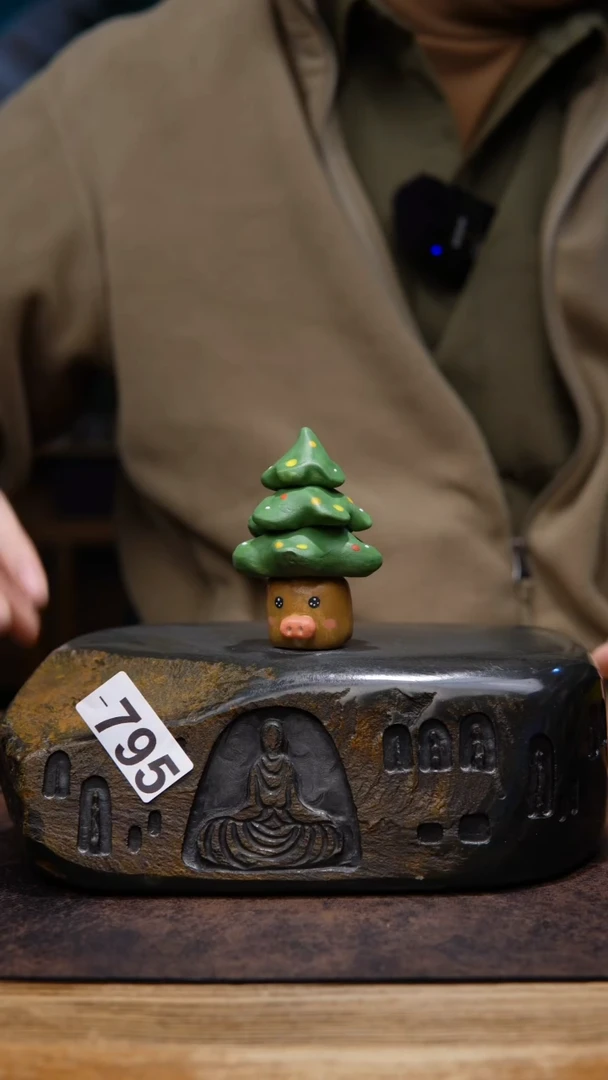 【闪购商品】陶瓷圣诞树猪头同款795