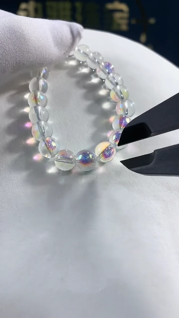 【闪购商品】烟晶手链银S925镶嵌月光石单圈