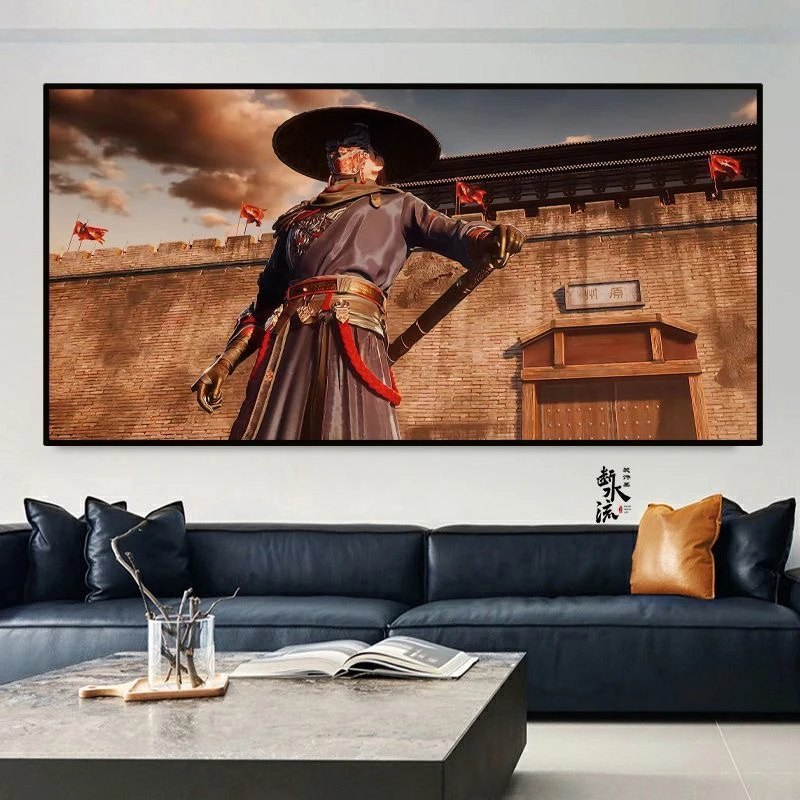 《不良人》大帅动漫挂画客厅动漫装饰画40*80pvc i28