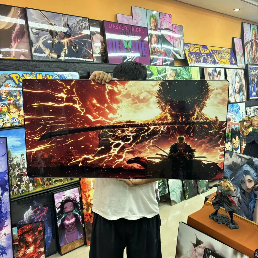 《海贼王》动漫海贼王一刀流索隆装饰画卡通壁画i30