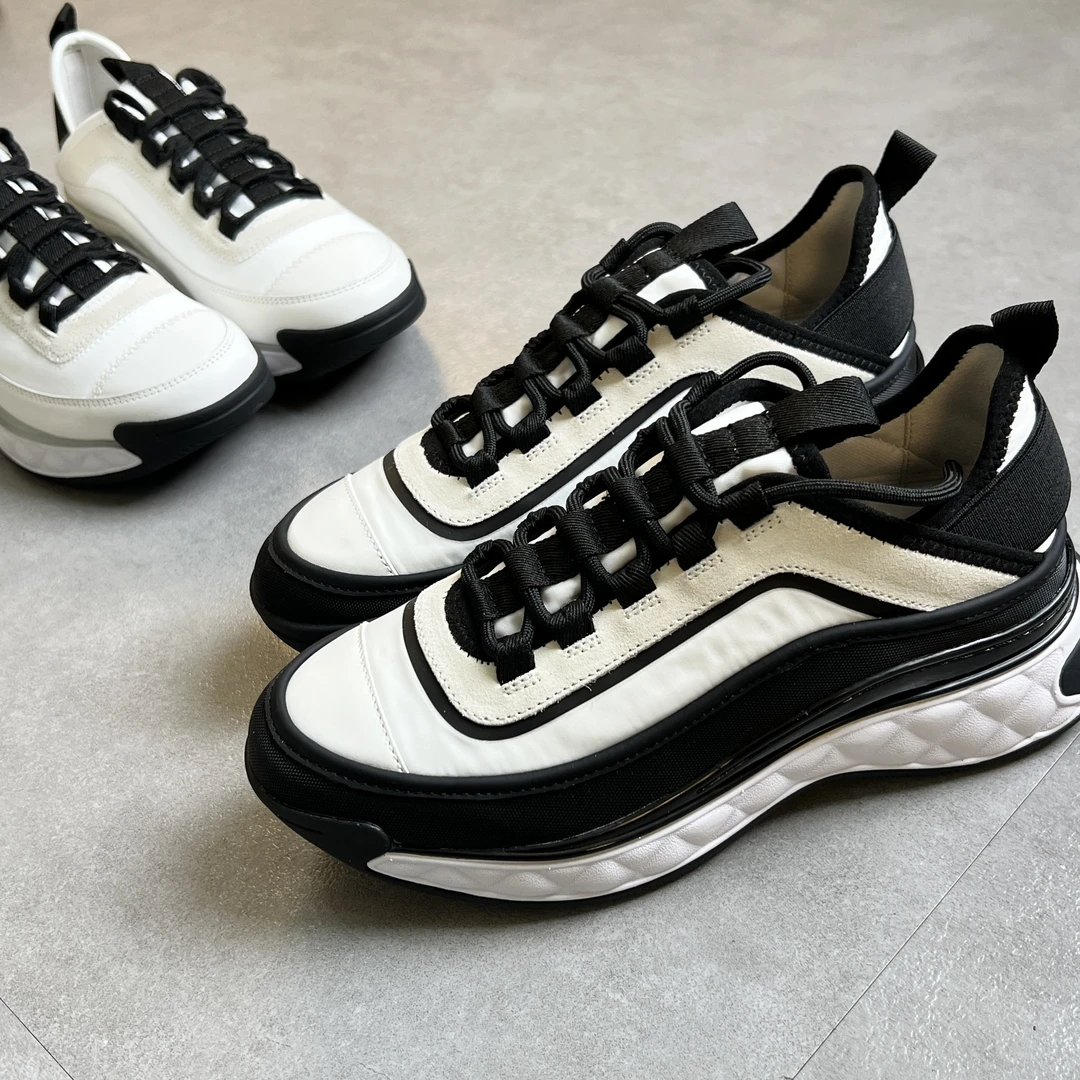 高端小香风内增高熊猫鞋老爹鞋女运动休闲鞋时尚百搭拼色舒适透气