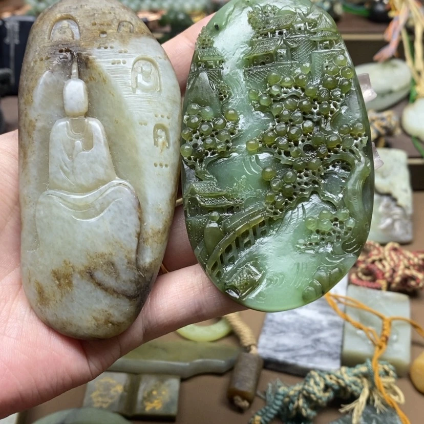 【闪购商品】和田玉颈饰未镶嵌旎**棠