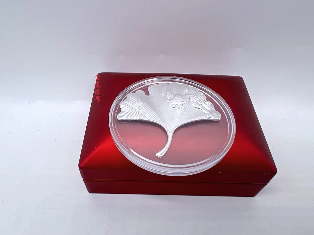 足银银制品 【九分专属】泡茶神器大号银叶子手工时尚小众实心素款