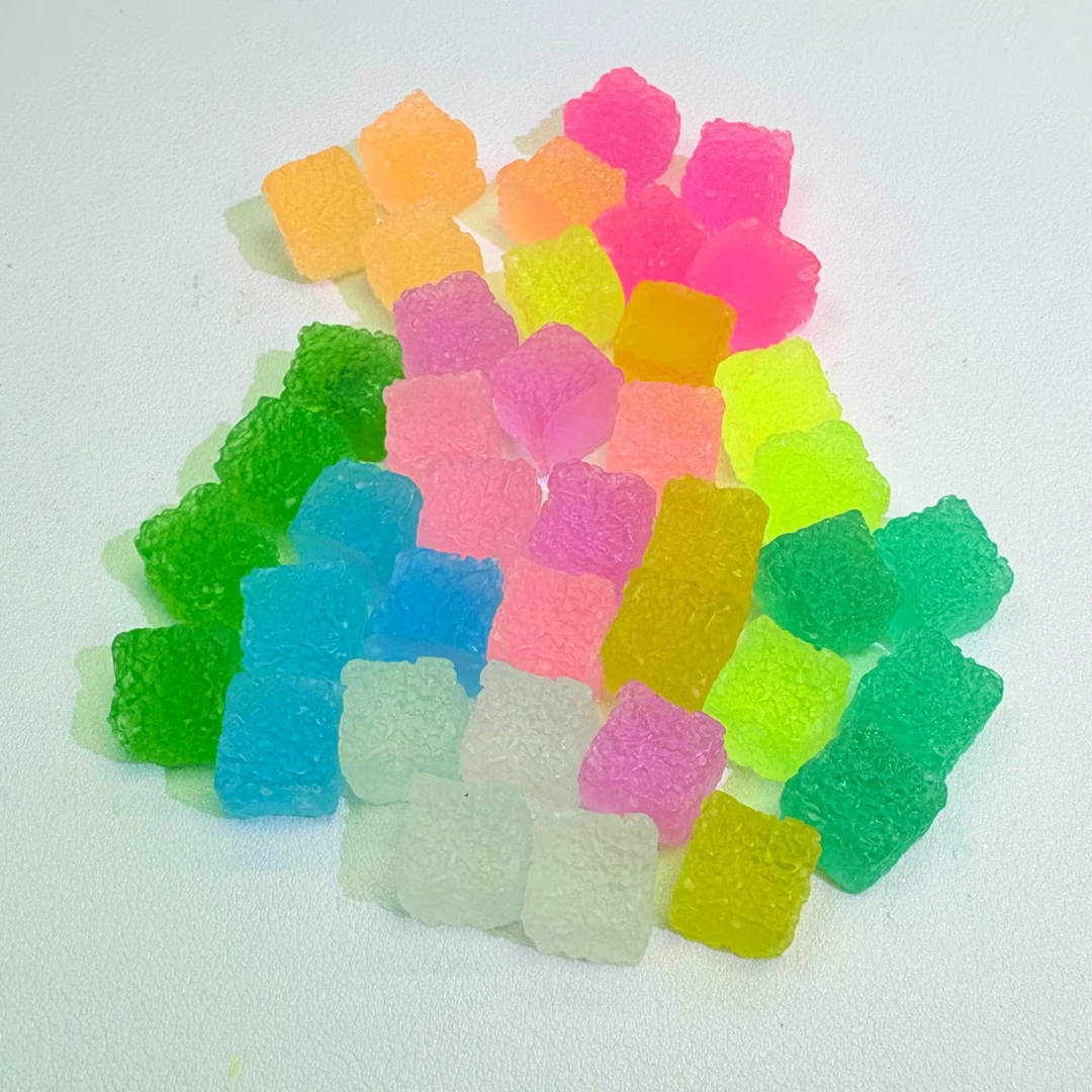 (一包3颗)双许愿+对碰 仿真夜光方糖冰块DIY